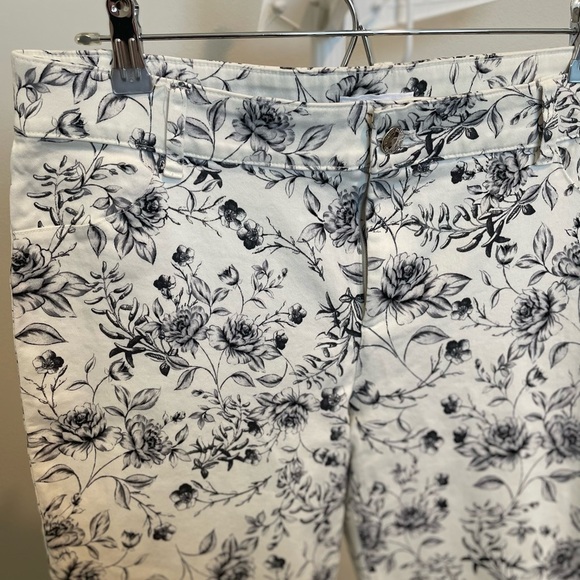 Calvin Klein Floral Trousers - Picture 2 of 5